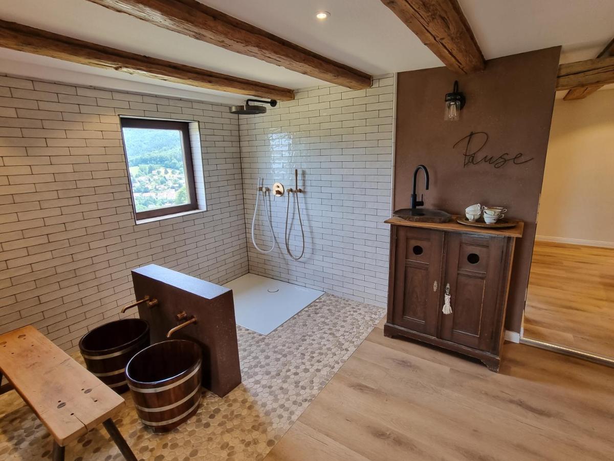 Haus Am Berg Mit Wellnessbereich, Bar Und Panorama Villa Buhlertal Bagian luar foto