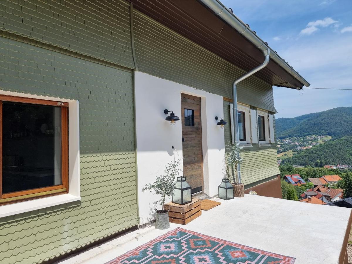 Haus Am Berg Mit Wellnessbereich, Bar Und Panorama Villa Buhlertal Bagian luar foto